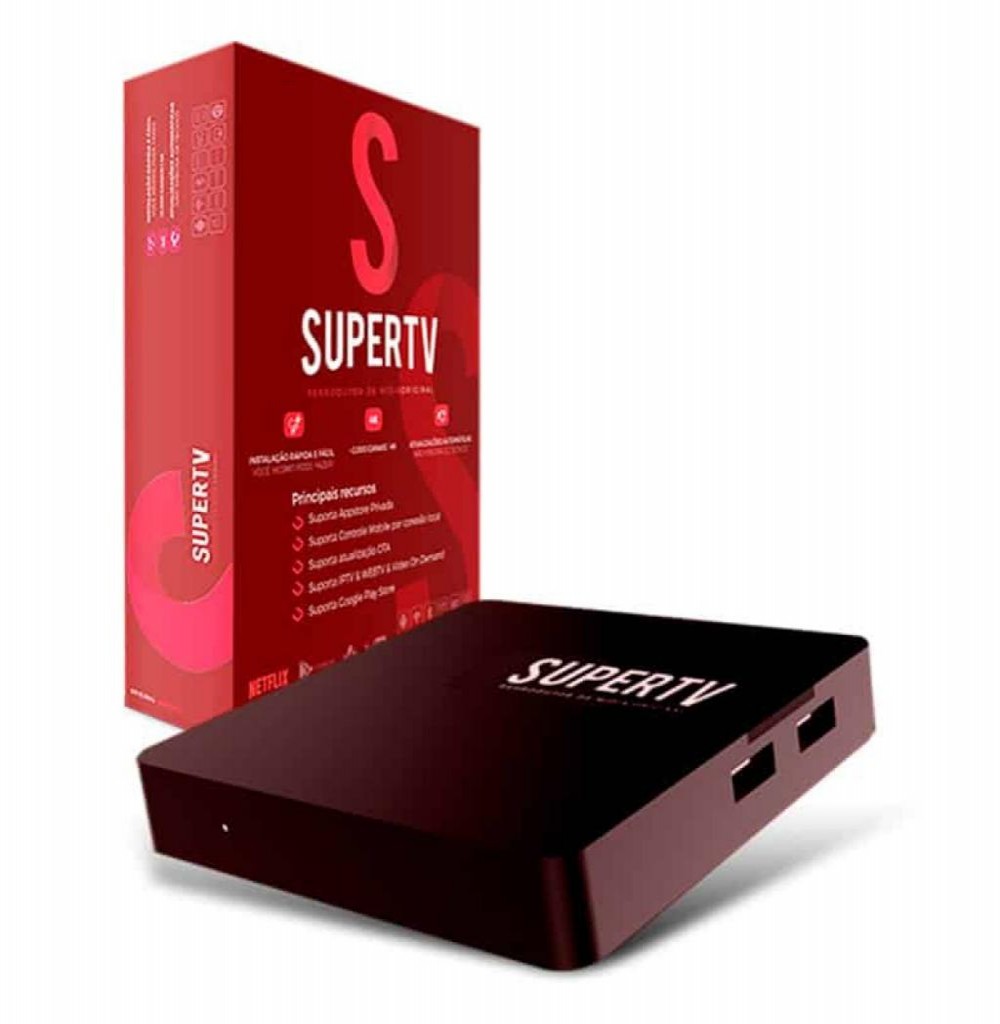 Receptor Digital IPTV SuperTV Red Edition 4K 2GB RAM
