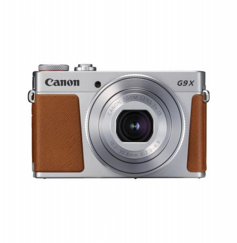 Câmera Digital Canon PowerShot G9 X Mark II - Prata/Marrom