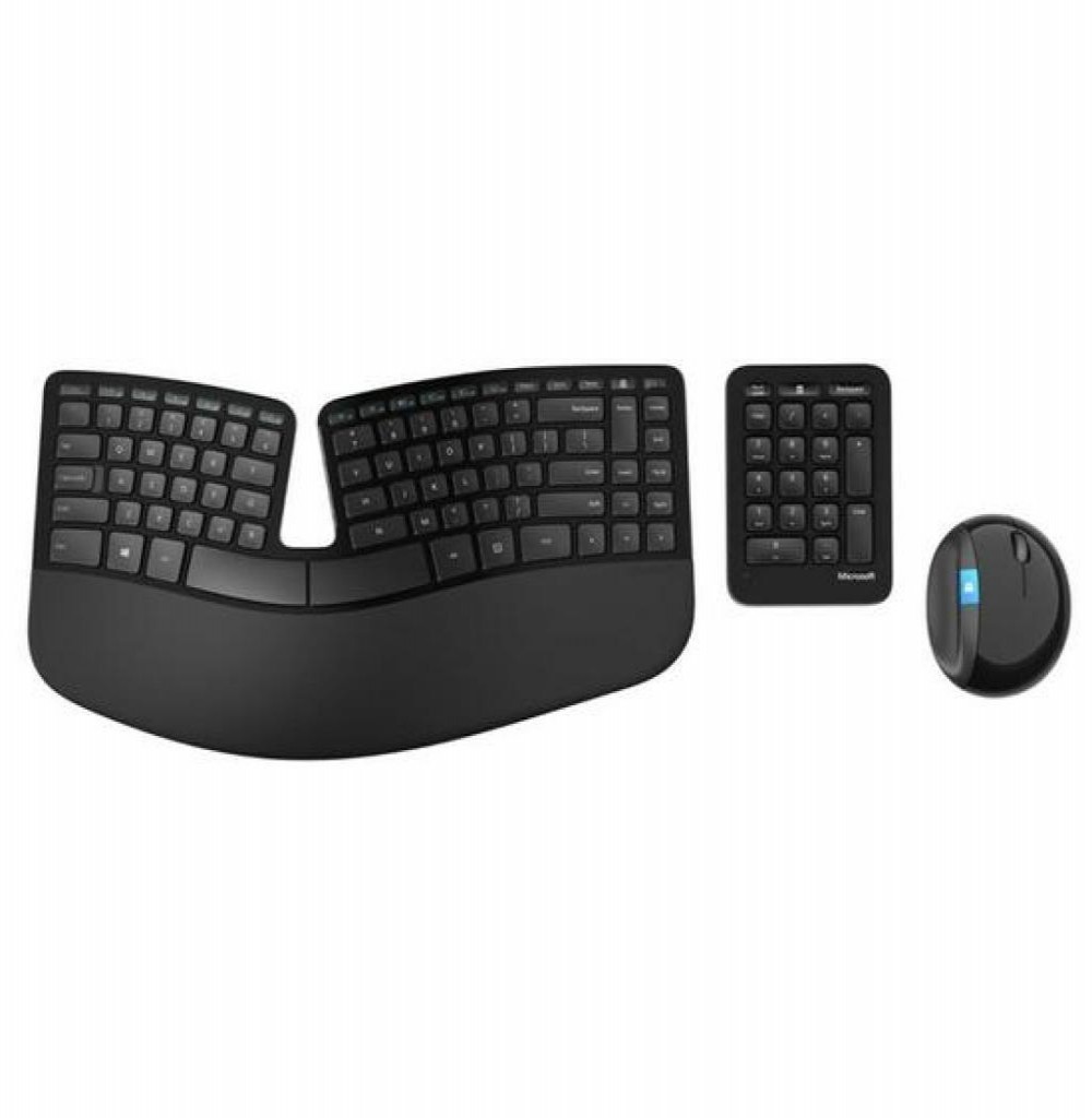 Teclado Microsoft Sculpt Com Mouse Sem Fio USB L5V-00001