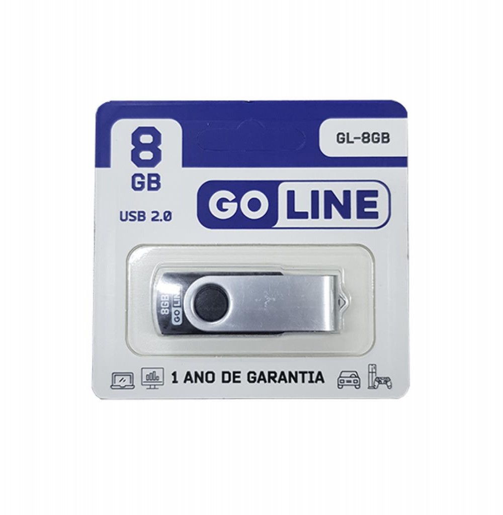Pen Drive 8GB GoLine GL-8GB USB 2.0