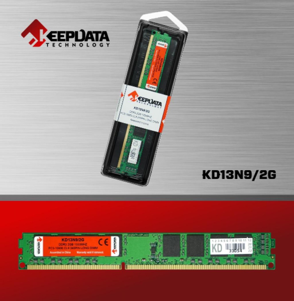 Memória Ram Keepdata KD13N9/2G DDR3 2GB 1333