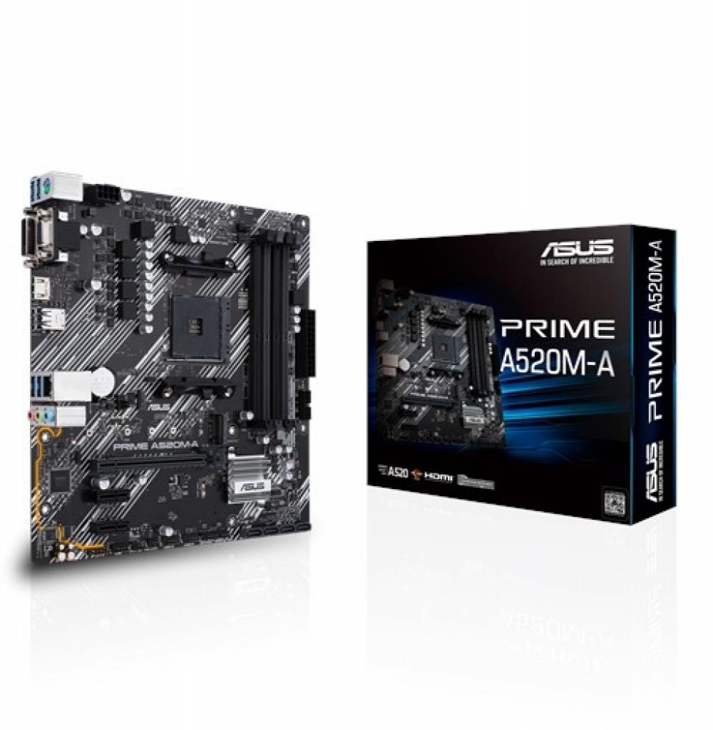 Placa-Mãe Asus A520M-A PRIME AMD (AM4)