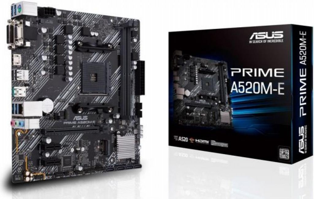 Placa-Mãe Asus A520M-E Prime AMD (AM4)