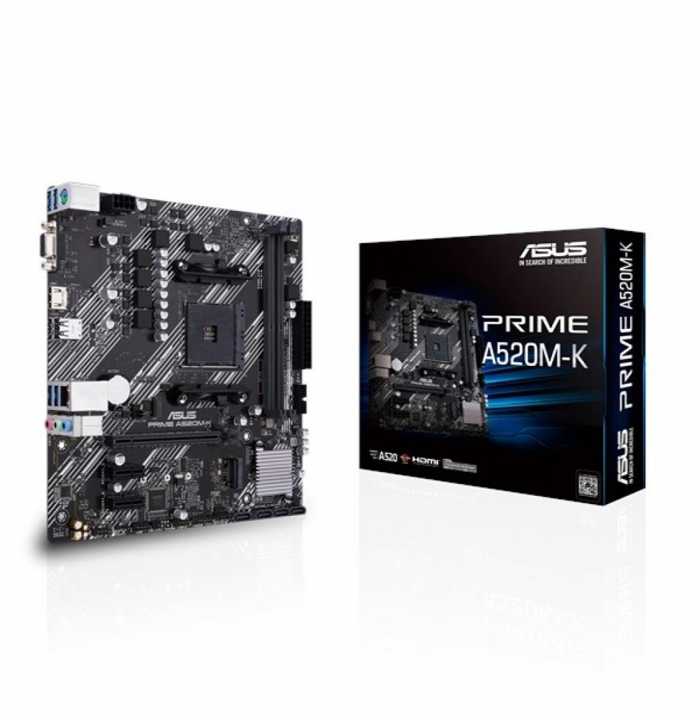 Placa Mãe Asus A520M-K Prime AMD (AM4) MB