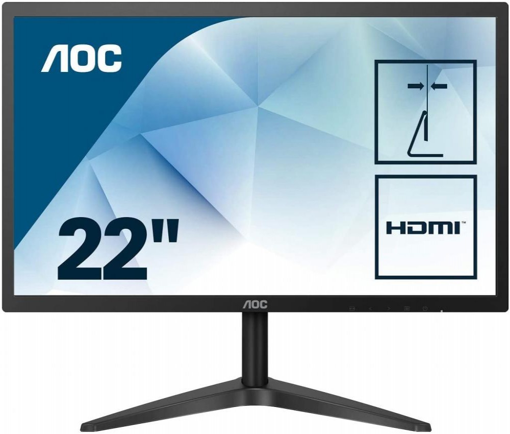 Monitor Aoc 22B1HS FullHD HDMI VGA LED 22"