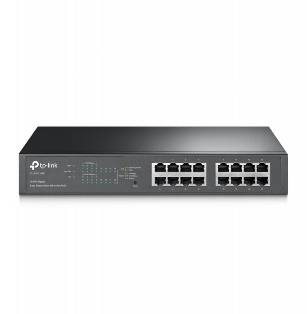 Switch Tp-Link TL-SG1016PE 16 Portas 10/100/1000