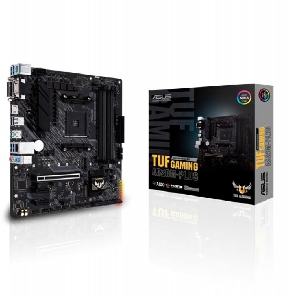 Placa Mãe Asus A520M-Plus TUF Gaming AMD (AM4) MB