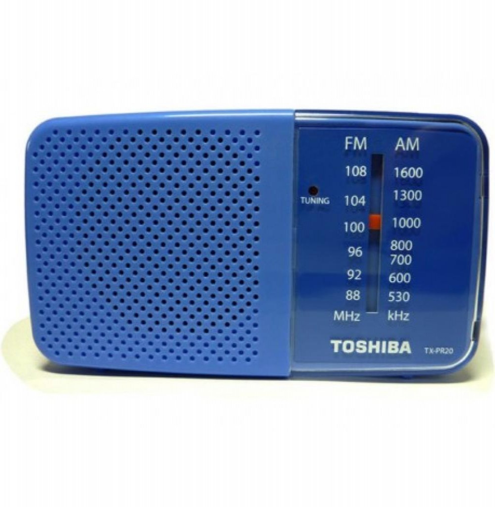 Rádio Toshiba TX-PR20 AM/FM Azul