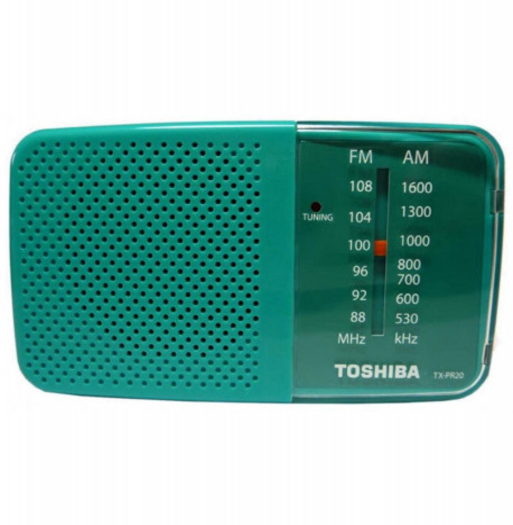 Rádio Toshiba TX-PR20 AM/FM Verde