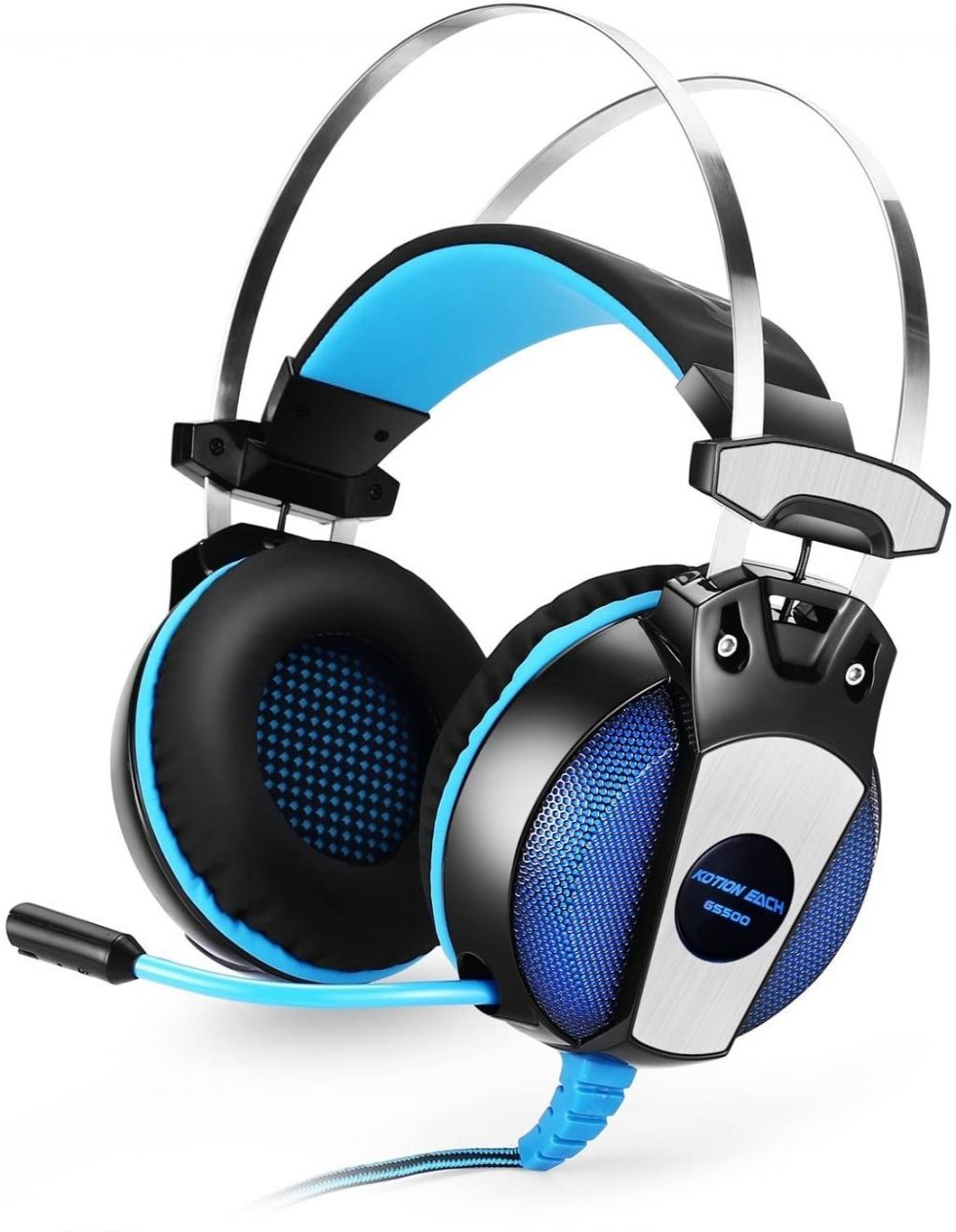 Fone Kotion Each GS500 Gaming Preto/Azul