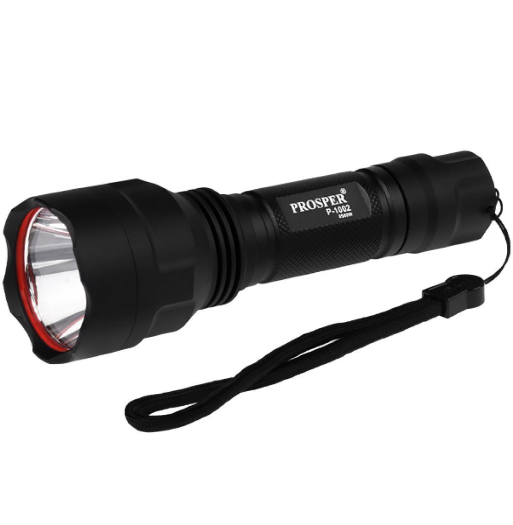 Lanterna Prosper P-1002 8500w Led Pilha