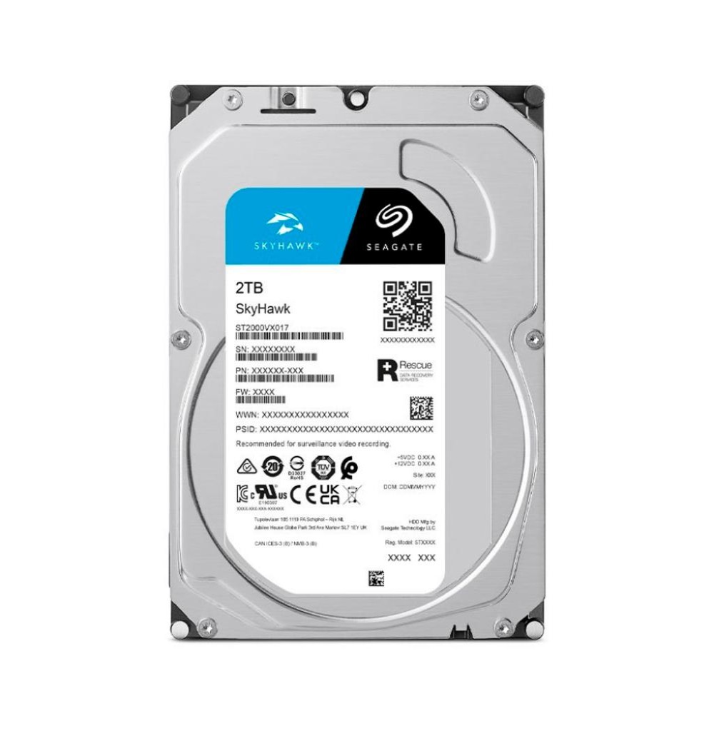 HD Sata3  2TB Seagate SKYHAWK ST2000VX017