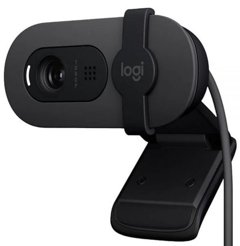 Webcam Logitech Brio 100 Fhd Grafite 960-001586