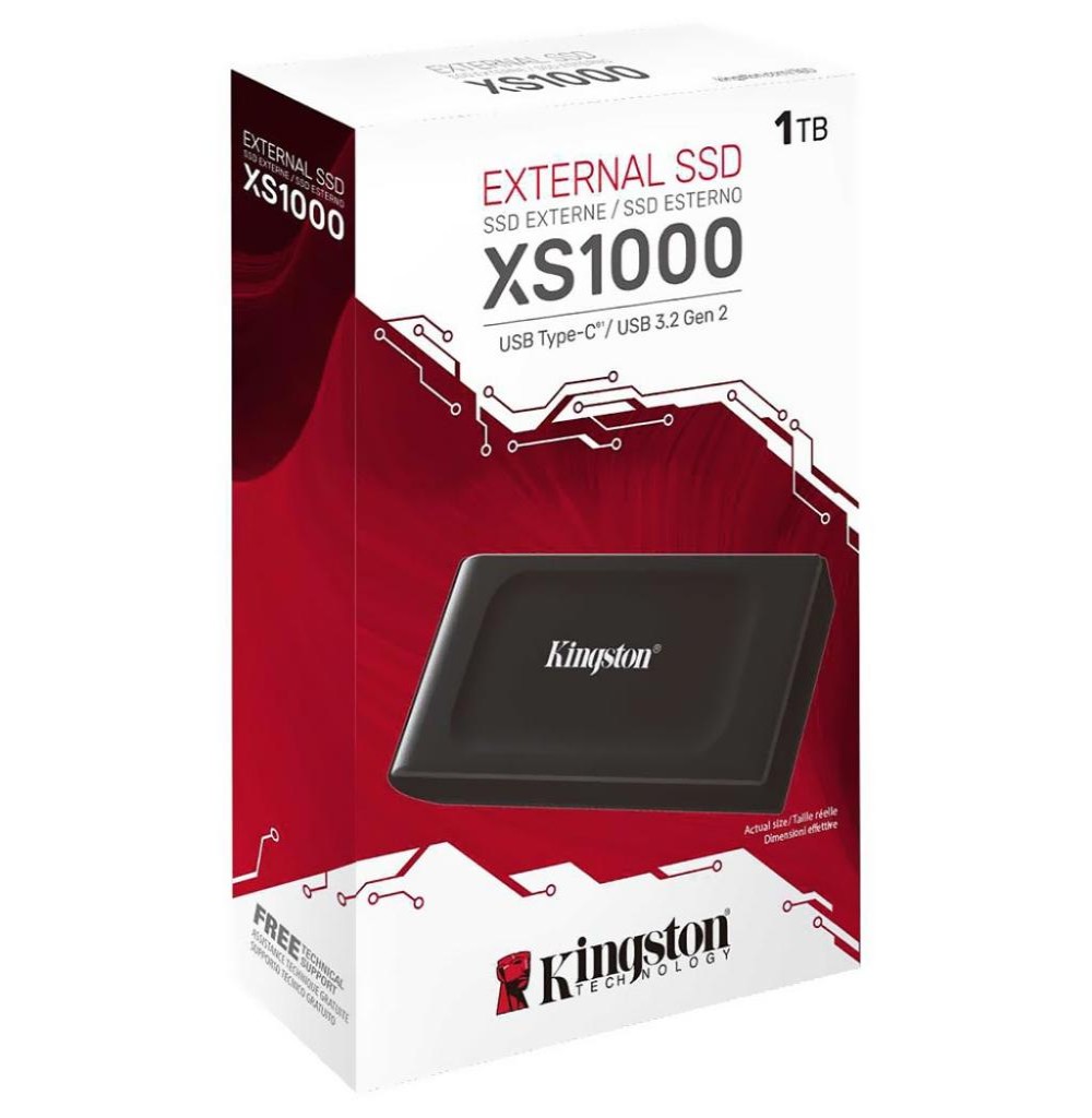 HD Externo  1TB Kingston XS1000 (SSD) SXS1000/1000G