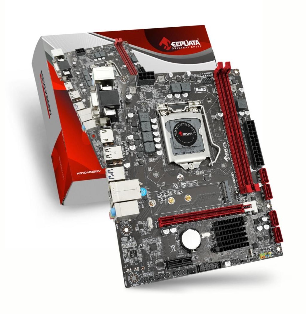 Placa Mãe Intel (1151) Keepdata H310-KDGNV DDR4 HDMI/NVME