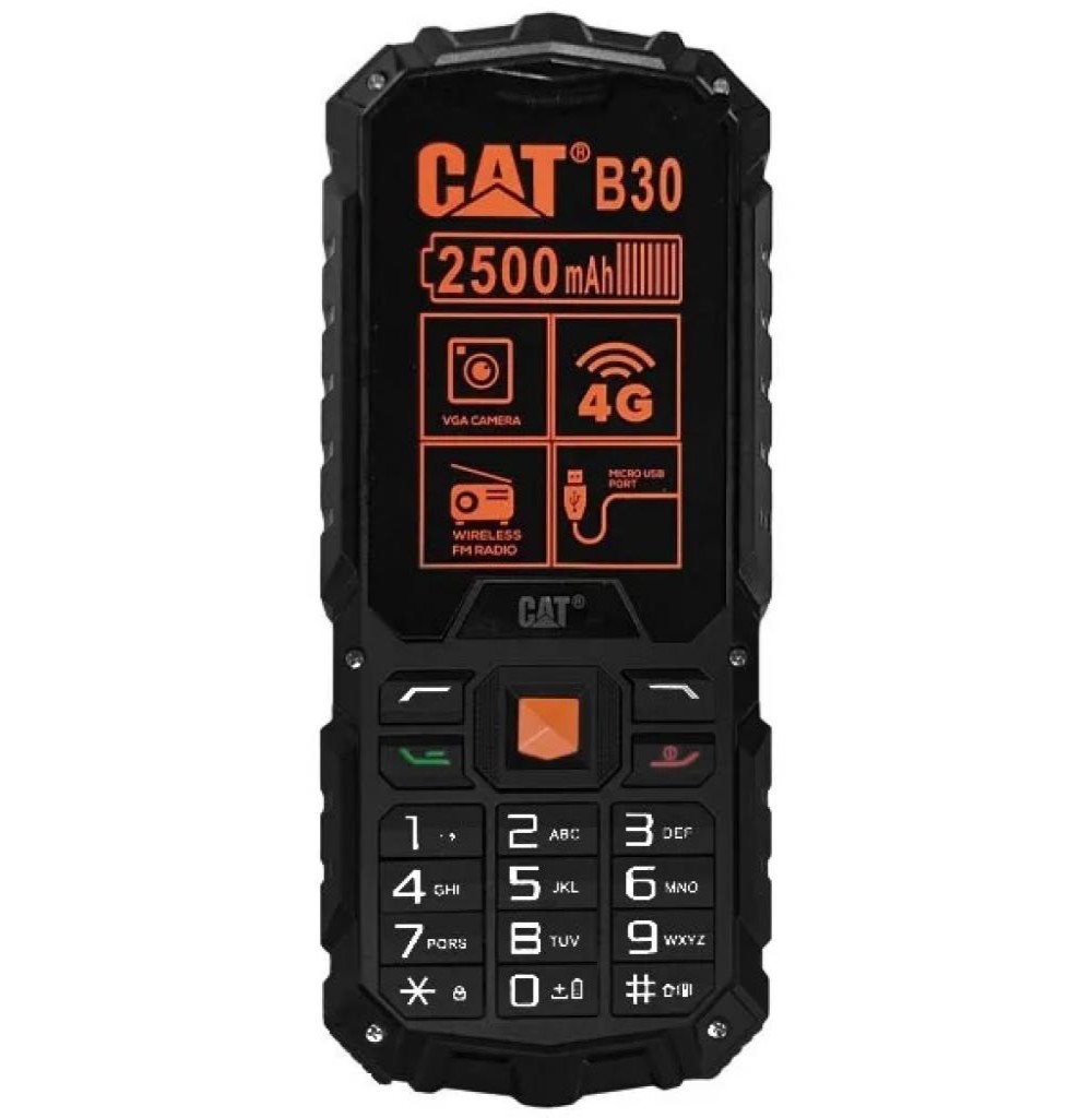 Celular Caterpillar B30 DS 2.4" 4G Preto  