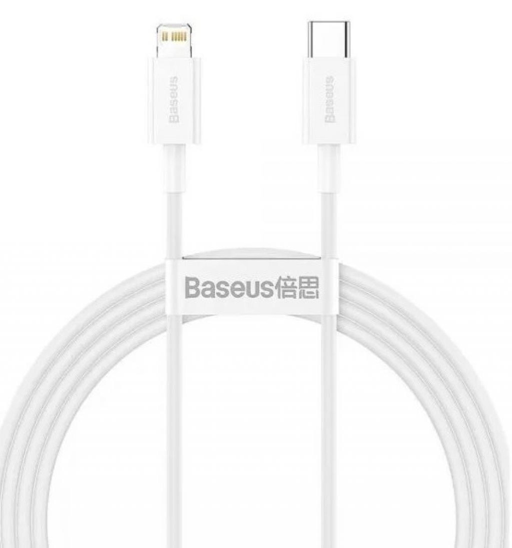Cabo Celular Baseus 1.5M Usb-C Lightning Branco CATLYS-B02