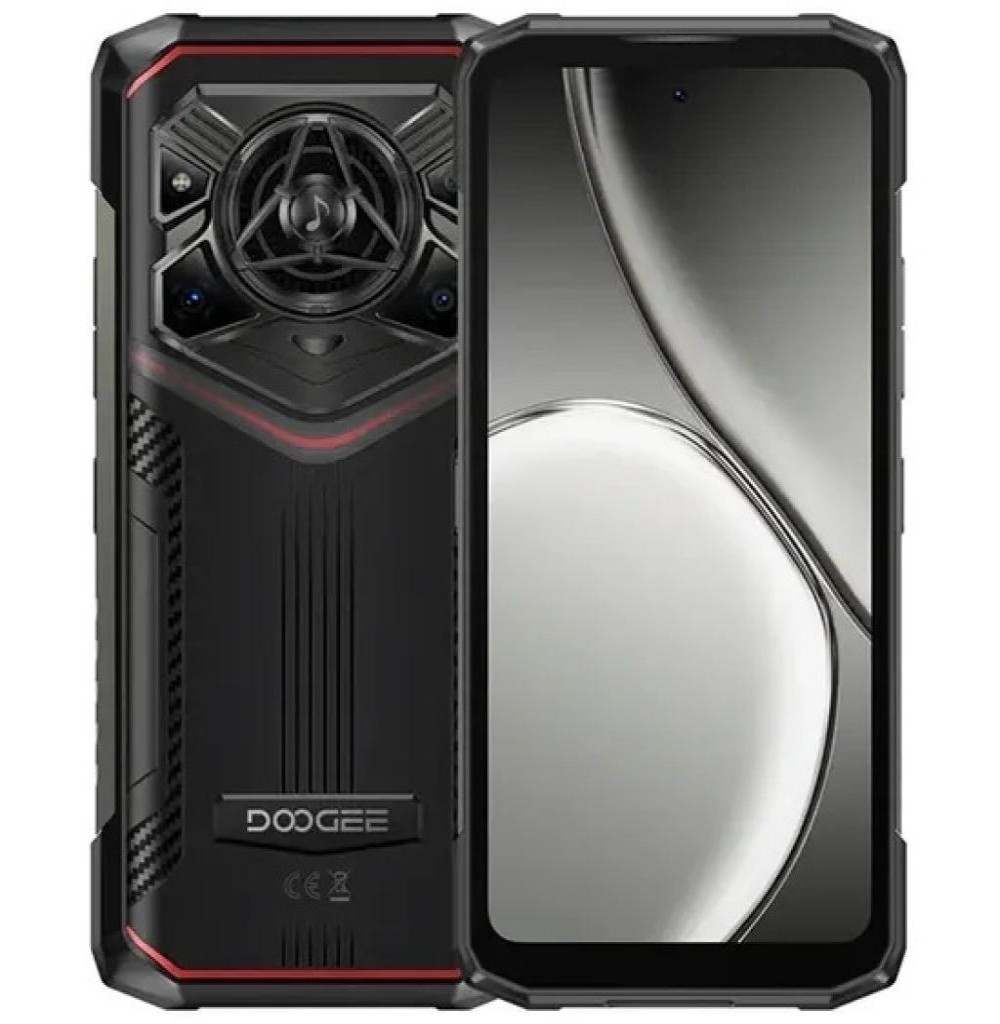 Celular Doogee Blade 20 Pro 6/256GB Preto/Vermelho