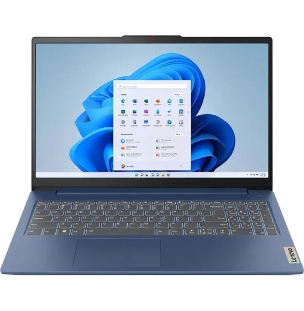 Notebook Lenovo Slim 3 15IAN8 I3 N305/8/256/15.6" Azul 82XB00BMUS