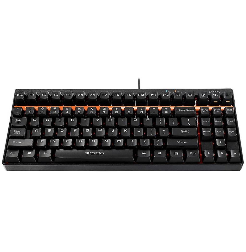 Teclado USB Rapoo VPRO V500 Alloy Preto