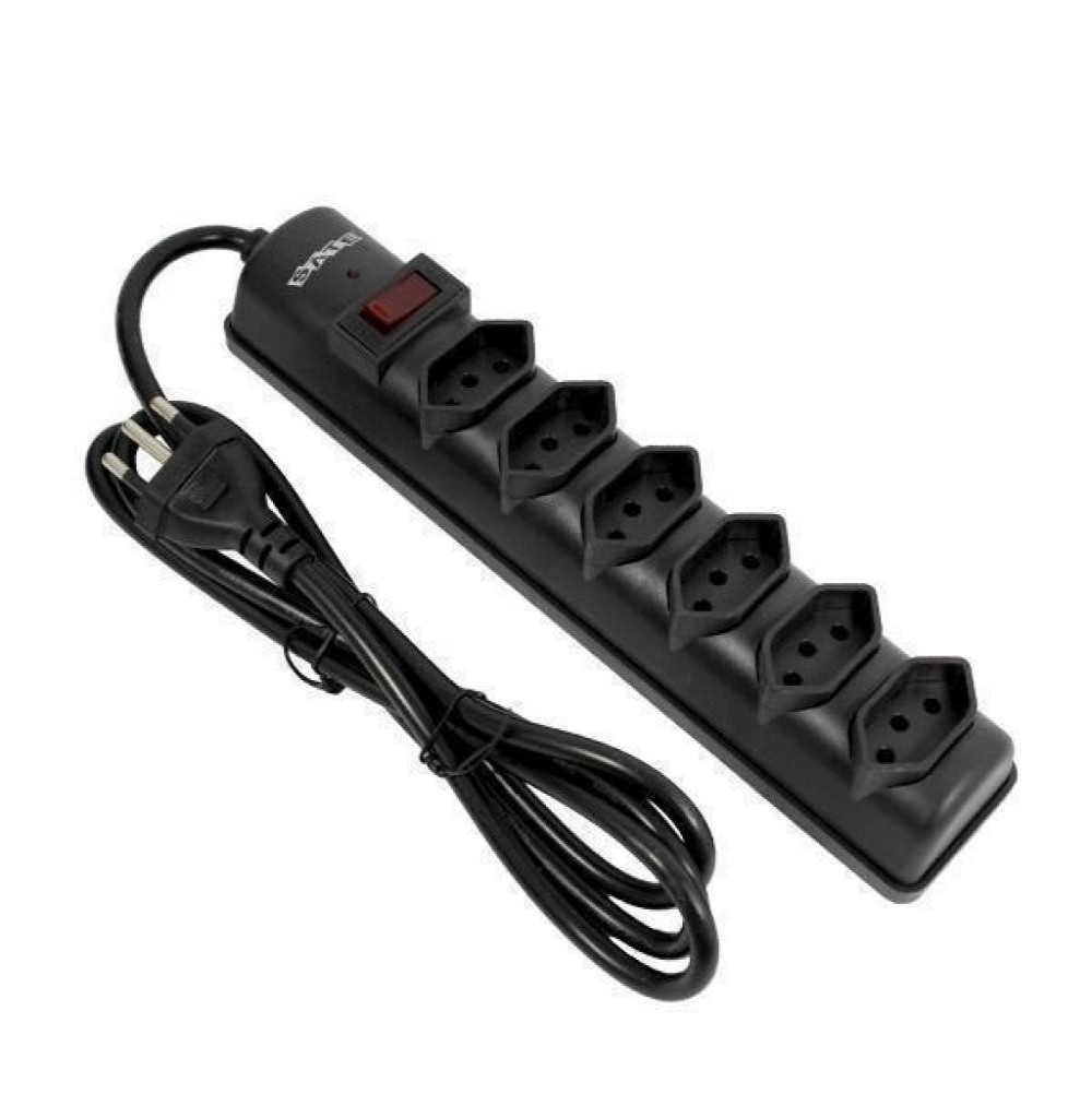 Filtro De Linha  6 Tomadas A-R04 Satellite (Padrão Brasileiro)