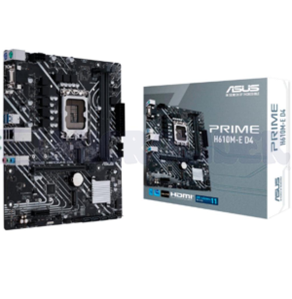 Placa Mae Intel (1700) Asus H610M-E Prime D4