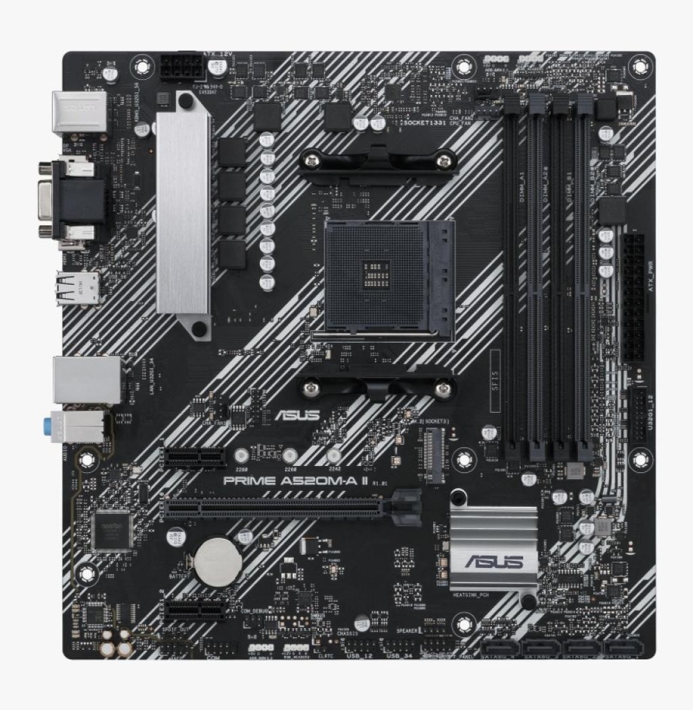 Placa Mae AMD (AM4) Asus A520M-A II Prime
