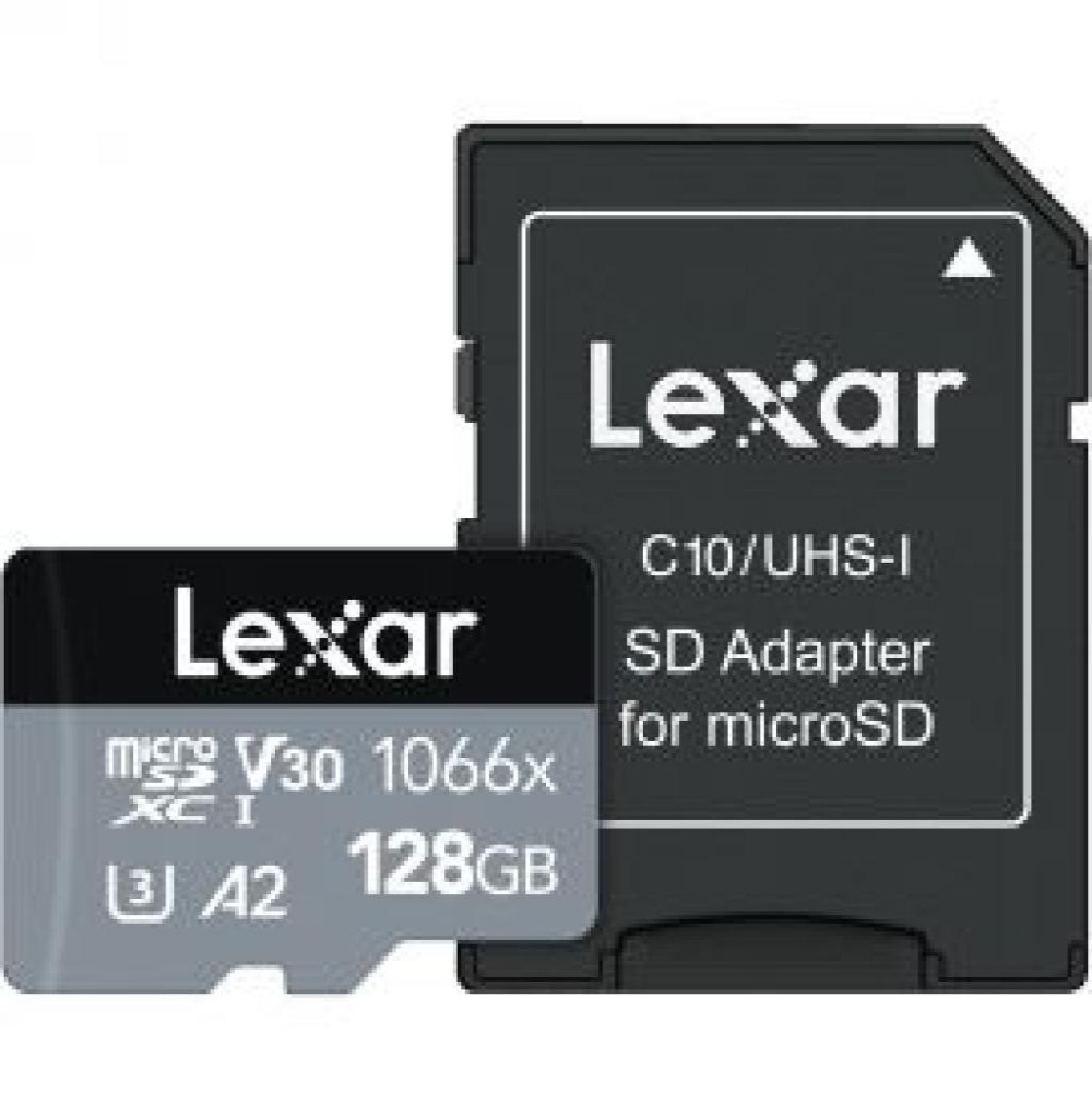 Cartão De Memória Sd Micro 128GB Lexar 1066X LMS1066128G-BNANU