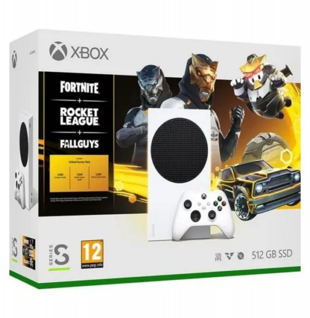 Console X-Box Series S 512GB Digital Fortnite + Rocket League + Fall Guys