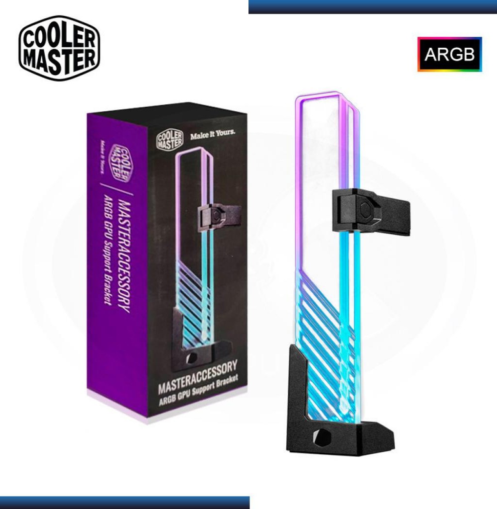 Suporte P/ VGA Cooler Master Bracket ARGB (MCA-U000R-GSBTG)
