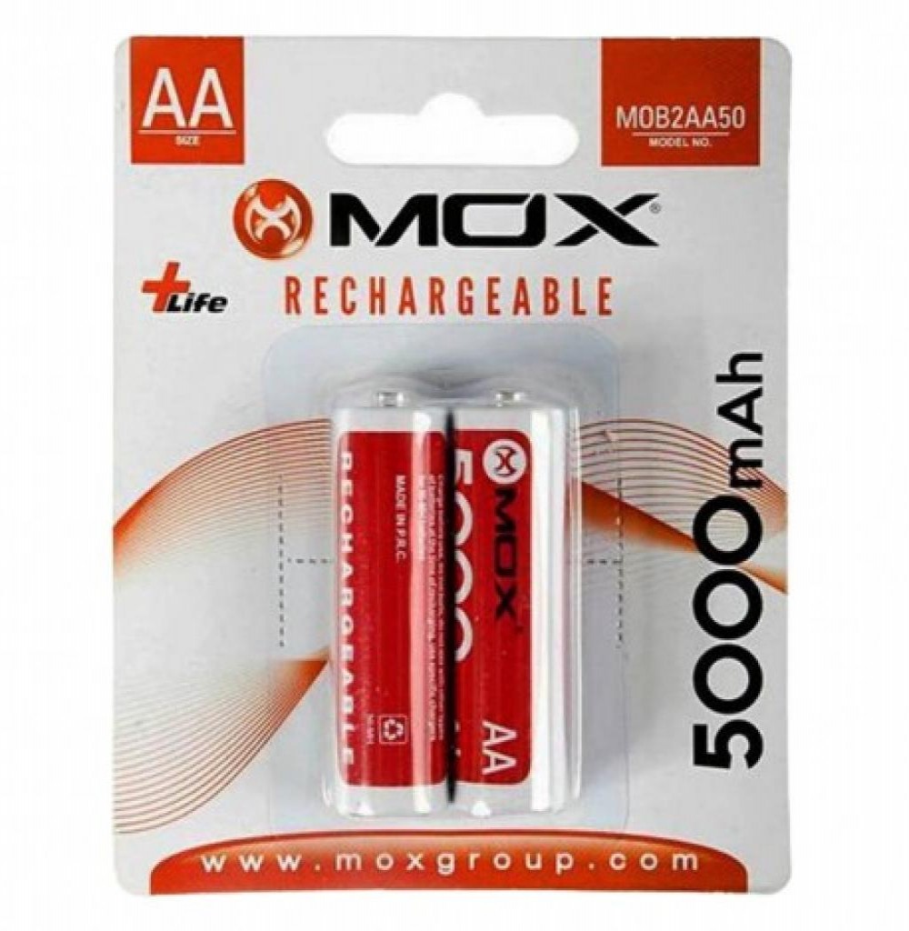 Pilha Recarregável Mox   AA  5000MAH C/2