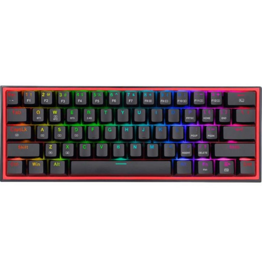 Teclado Usb Redragon Fizz Pro K616 RGB-B Preto Inglês