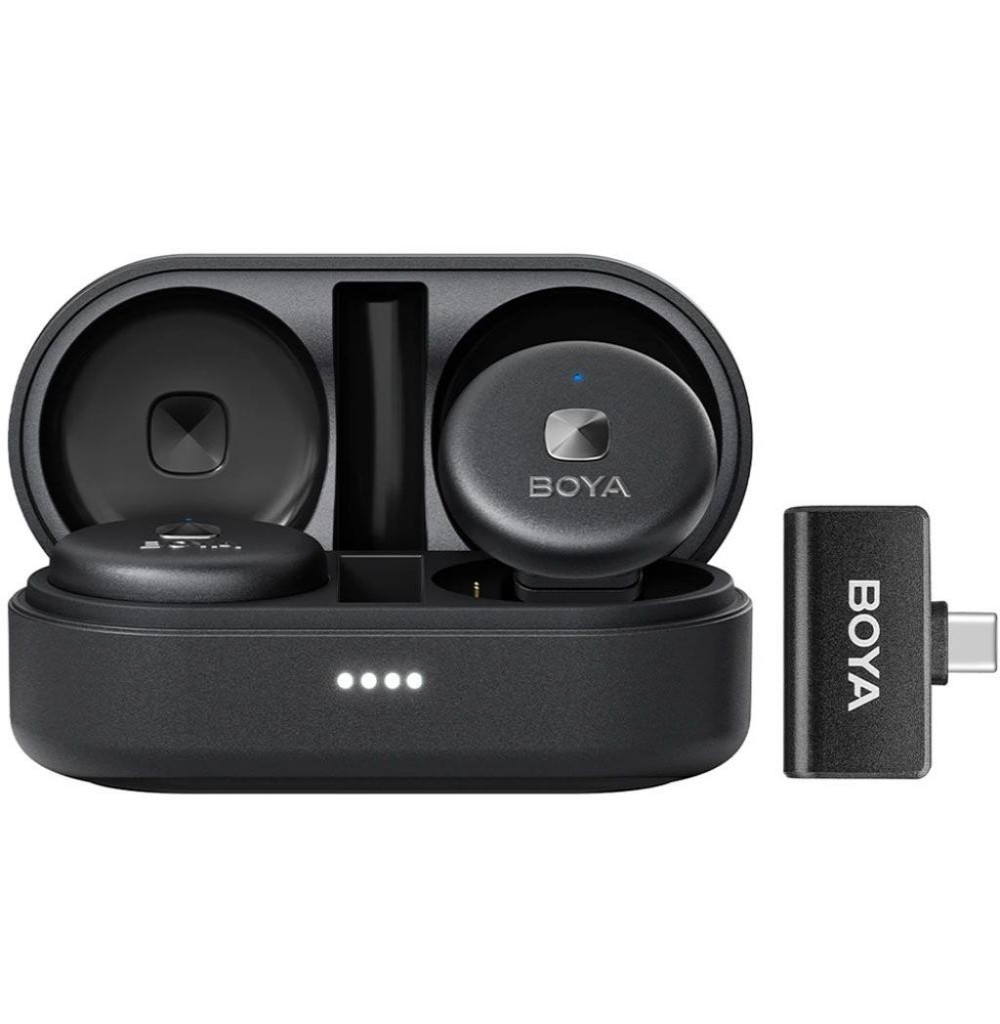  Microfone Boya OMIC-U USB-C Lapella Preto
