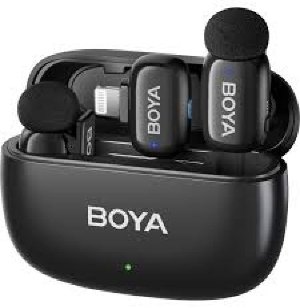 Microfone Boya Mini 2TX+1RX Lightning Mini 15