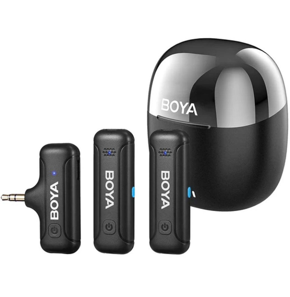 Microfone Boya BY-WM3T-M2 2TX+1RX Jack 3.5mm