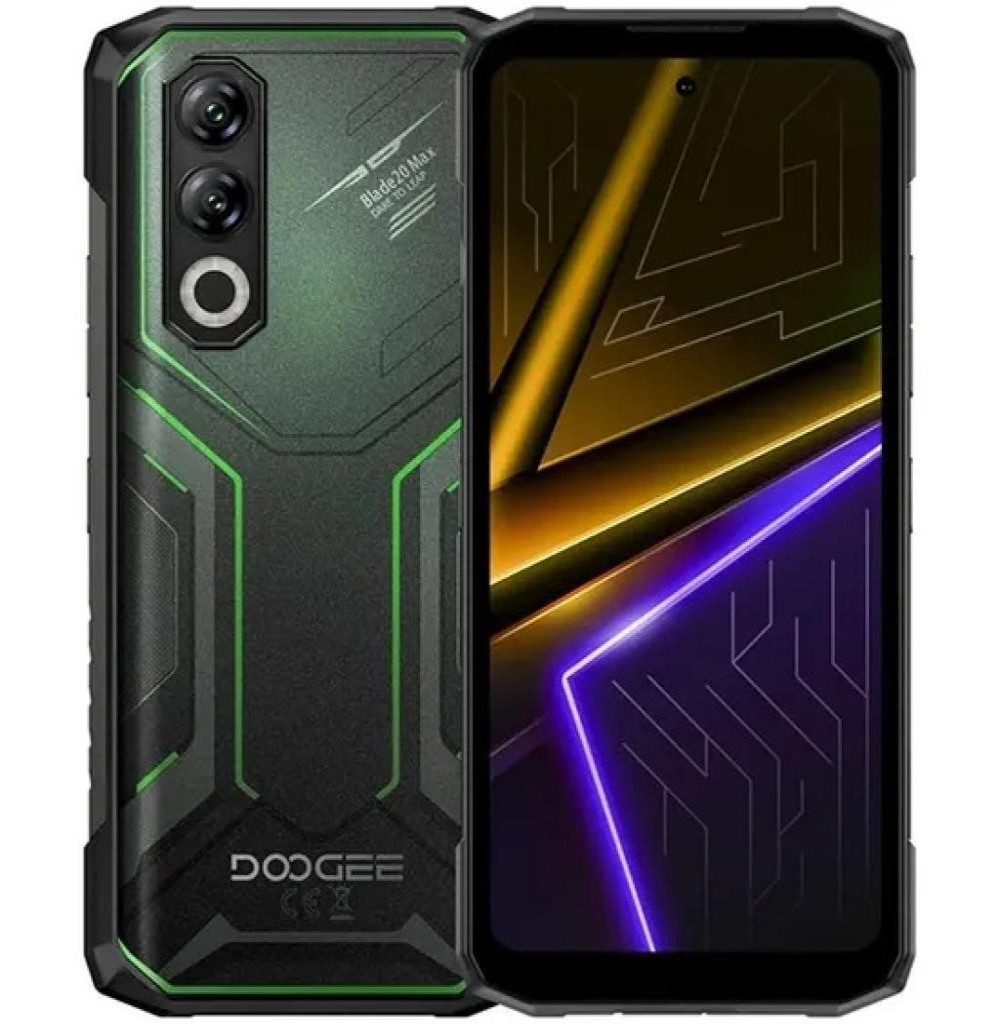 Celular Doogee Blade 20 MAX 12/1TB Preto/Verde