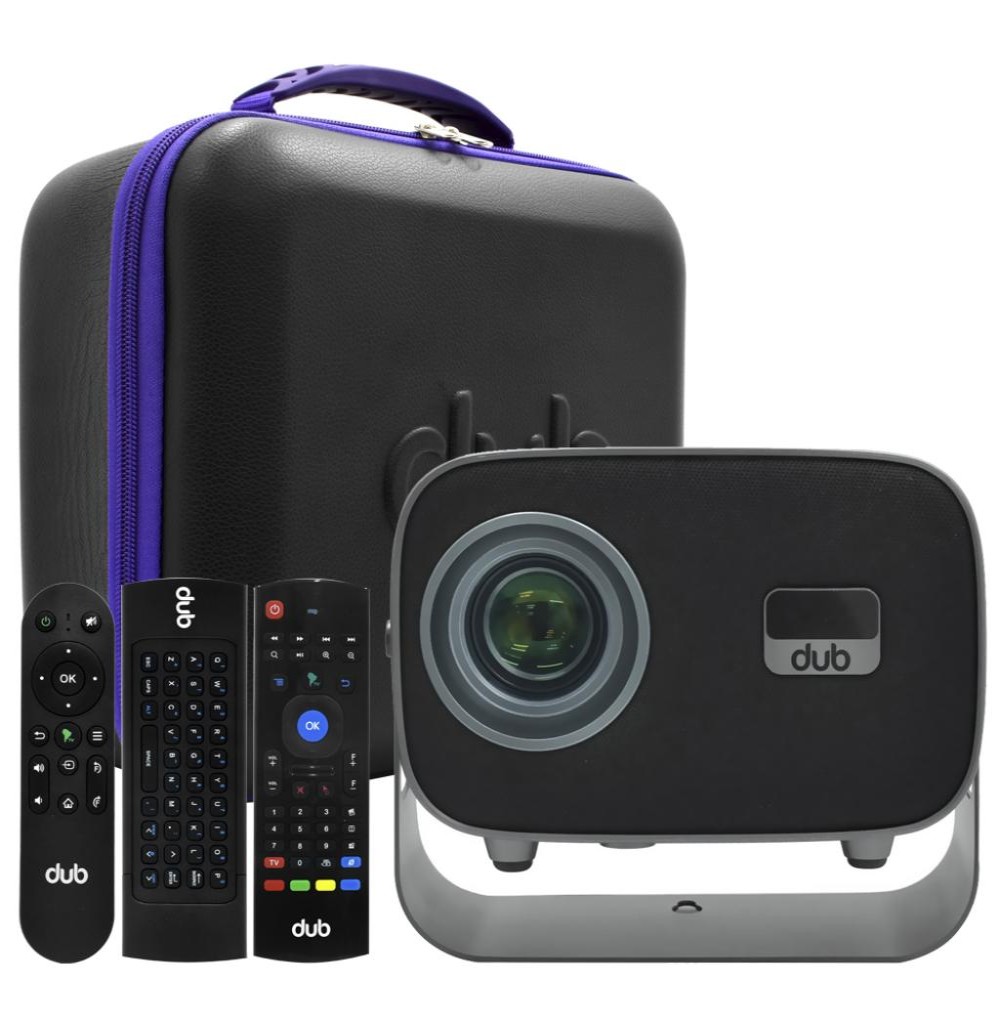 Projetor Dub 3800 Home Cinema Premium Preto Kit DB38KIT  