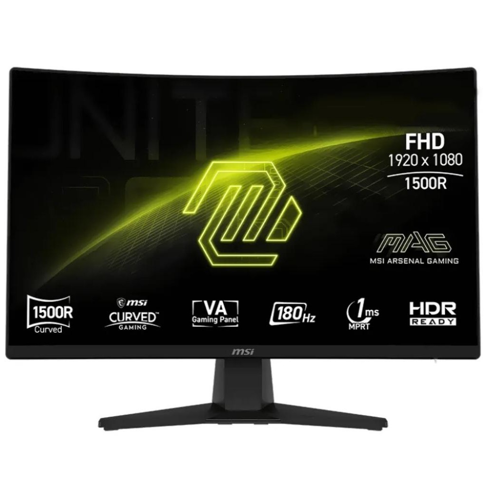 Monitor Led 23.6" Msi 242C FHD 180HZ 1MS Curvo