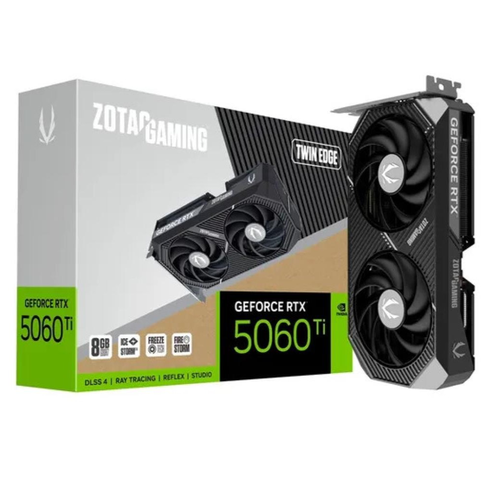 Placa De Video  8GB EXP. GF-RTX5060TI Zotac Twin Edge ZT-B50610E-10M